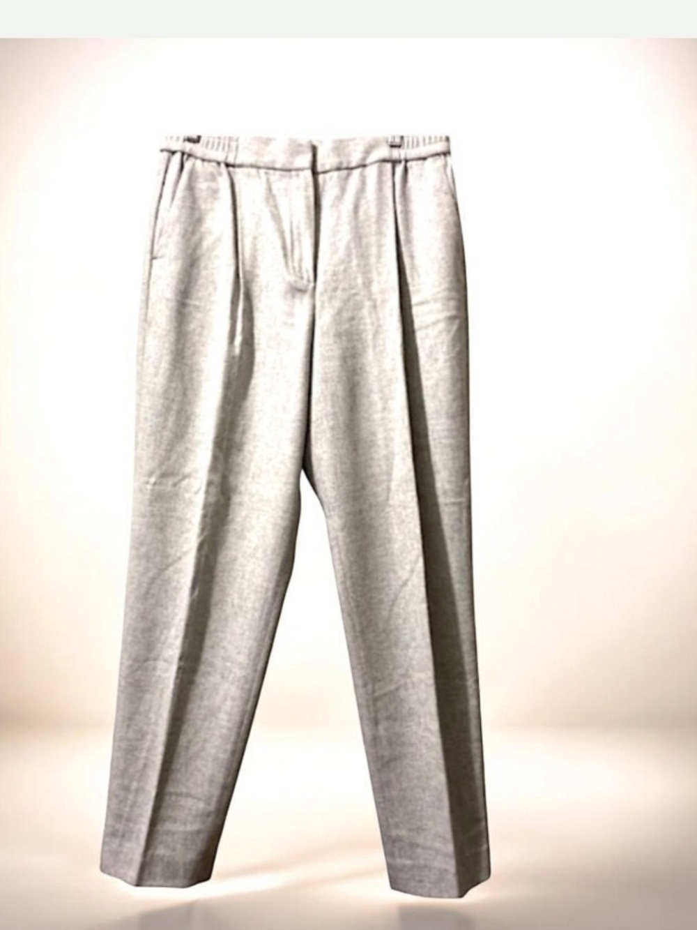 NWOT Massimo Dutti Wool Blend Elastic Trouser Size 7
